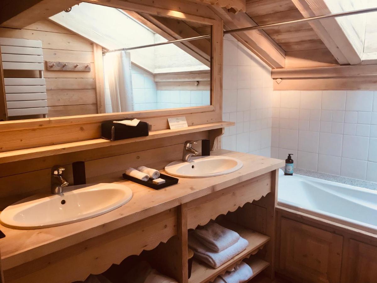 Le Cerf Amoureux Chalet Prive & Spa Sallanches Exterior foto
