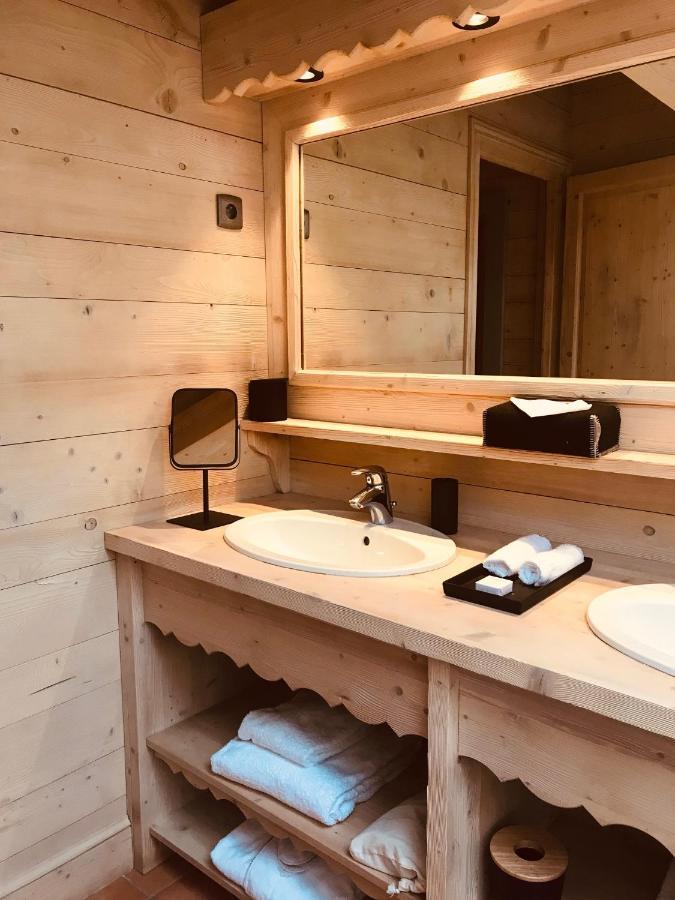Le Cerf Amoureux Chalet Prive & Spa Sallanches Exterior foto